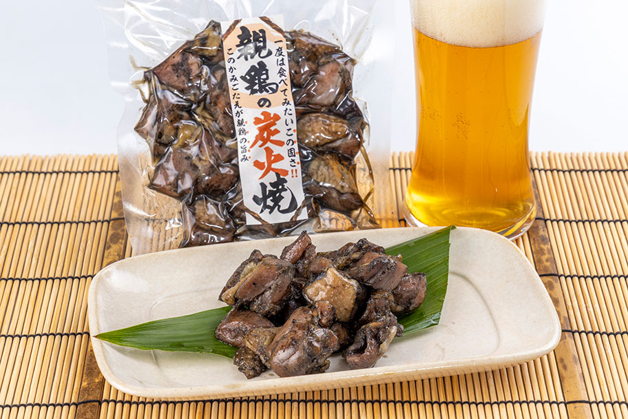 親鶏の炭火焼