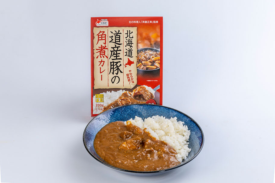 道産豚の角煮カレー