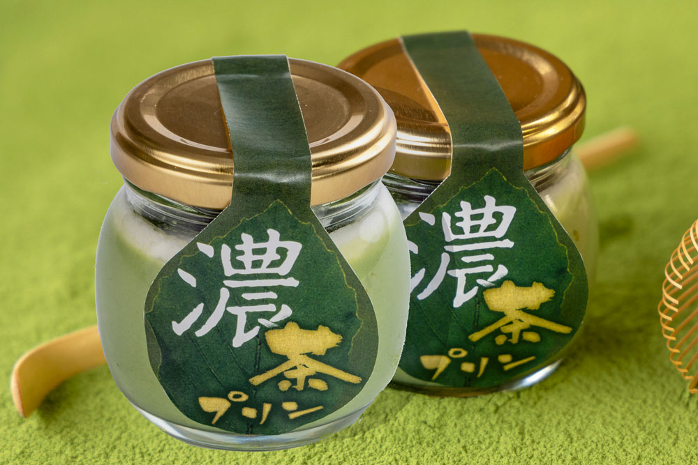 ニコイチ伊賀抹茶使用濃茶プリン