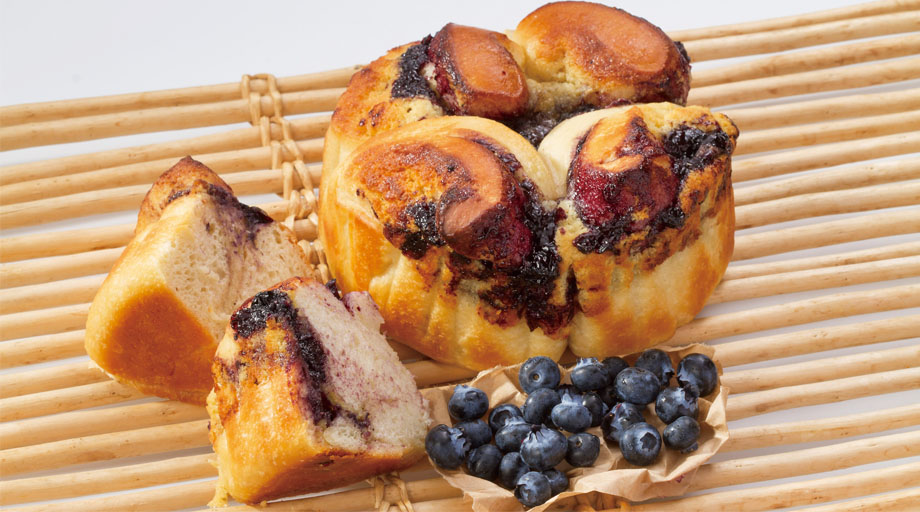 ブルーベリーミルクパン