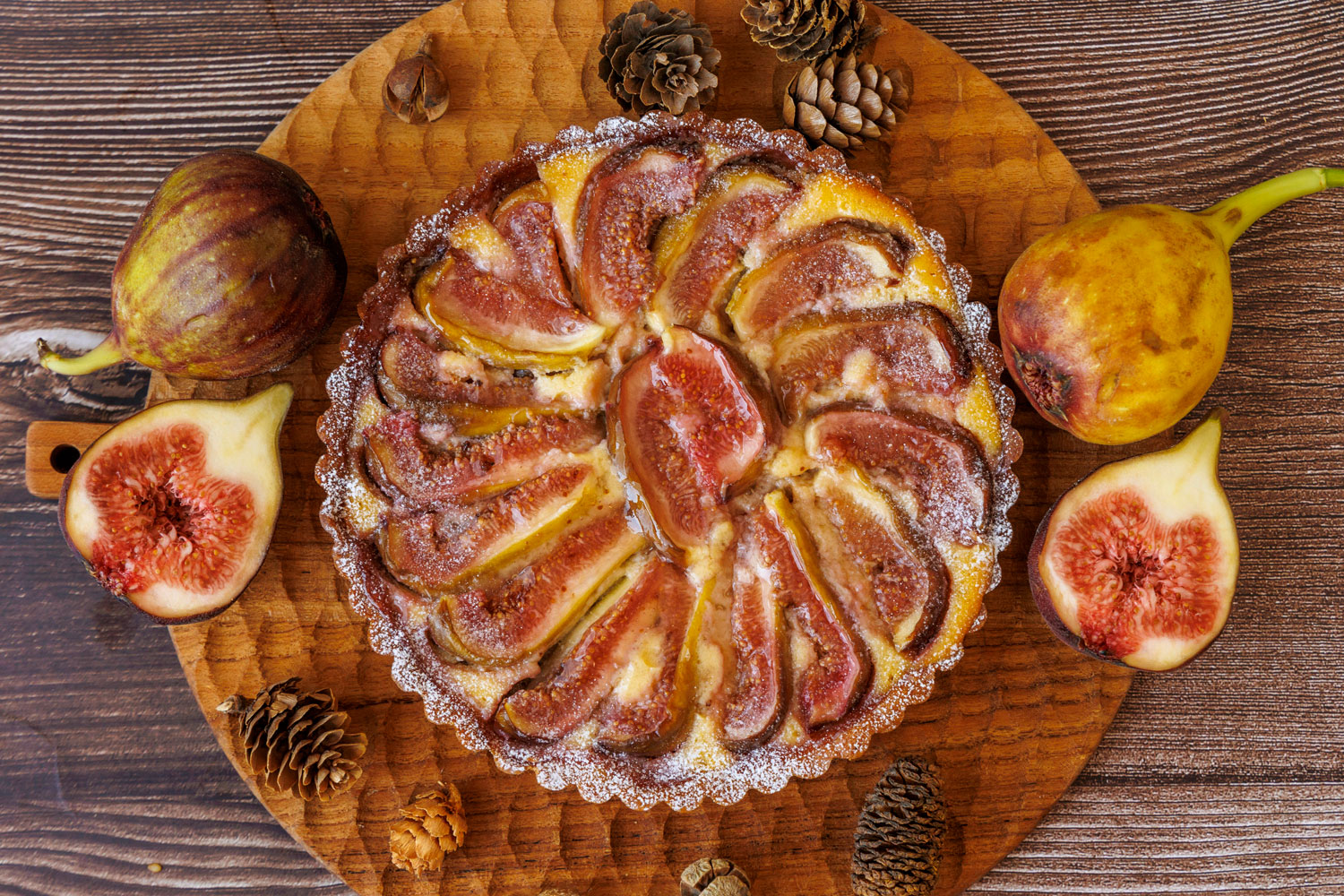 焼きいちじくタルト